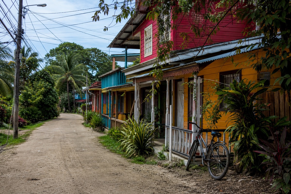 The Caribbean coast at Puerto Viejo